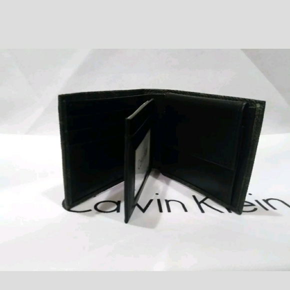 Calvin klein monogram logo men's wallet - Picture 4 of 7